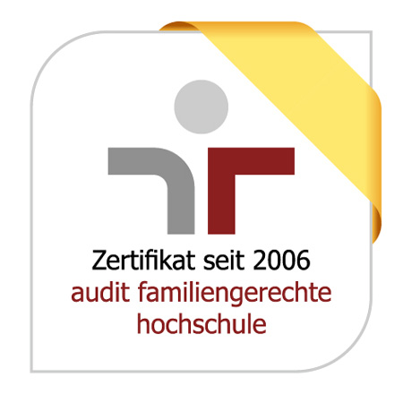 Zertifikat audit familiengerechte Hochschule von 2006